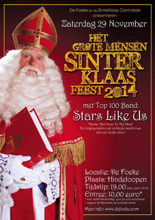 Zaterdag 29 November - Sint Goes To The West - De Foeke - Hindeloopen