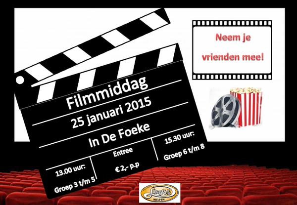 Zondag 25 Januari - Filmmiddag - De Foeke - Hindeloopen