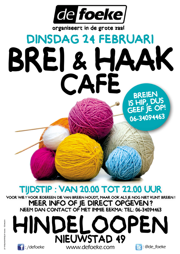 Dinsdag 24 Februari - Brei & Haakcafe - De Foeke - Hindeloopen