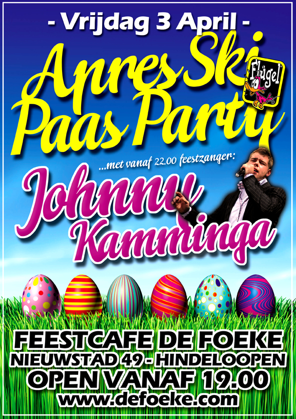 Vrijdag 3 April: Apresski Flugel Paas Party