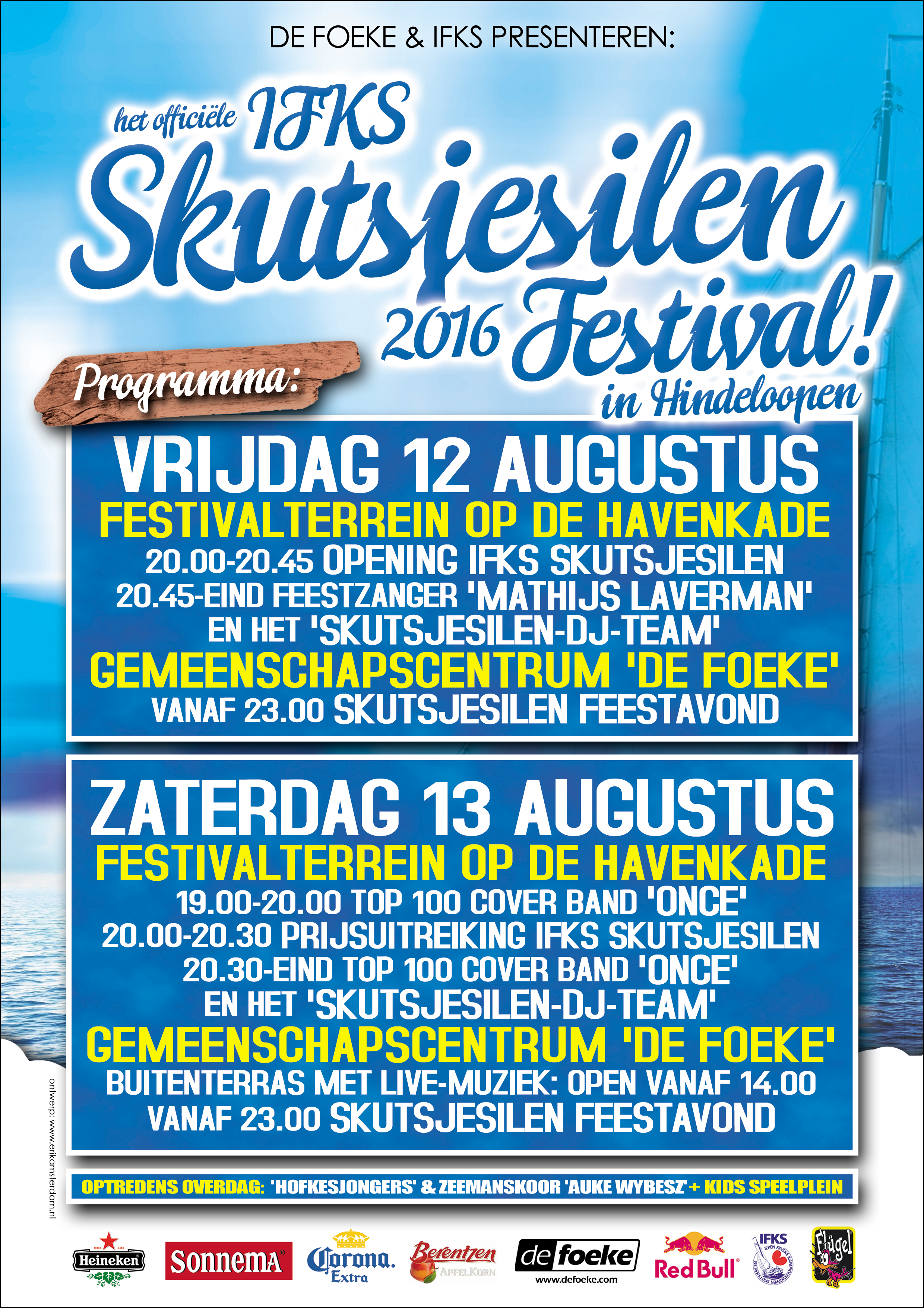 IFKS Skutsjesilen 2016 Festival Hindeloopen